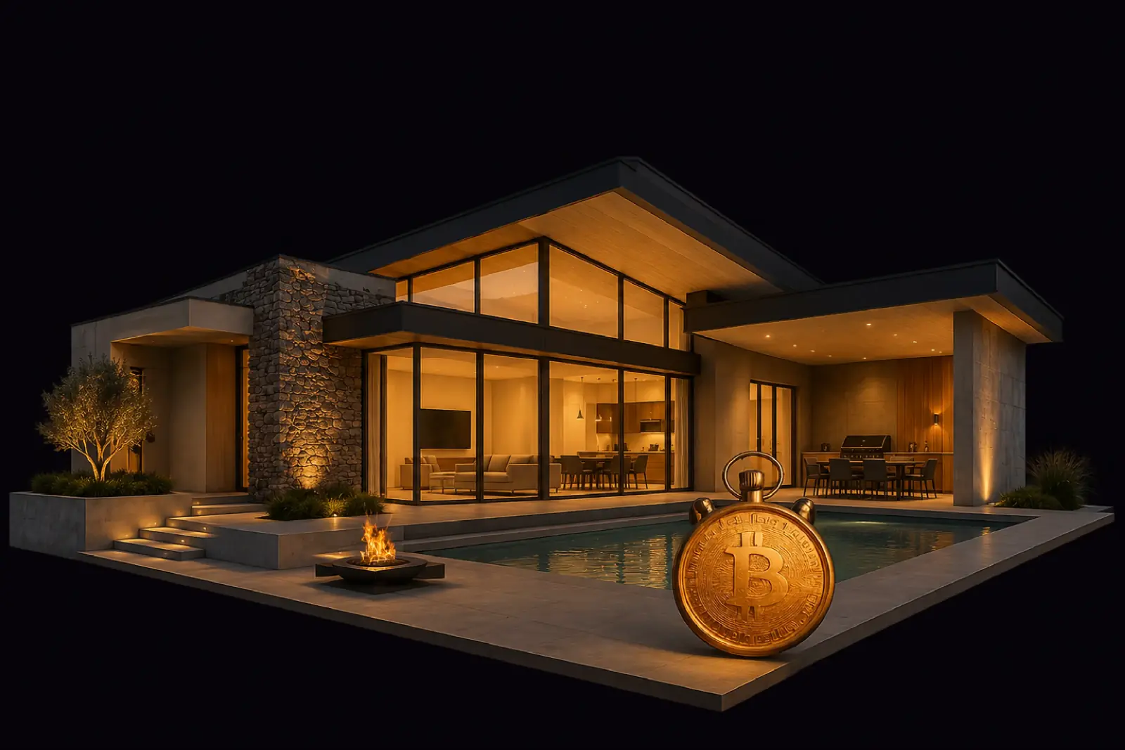 Buy real estate with Bitcoin