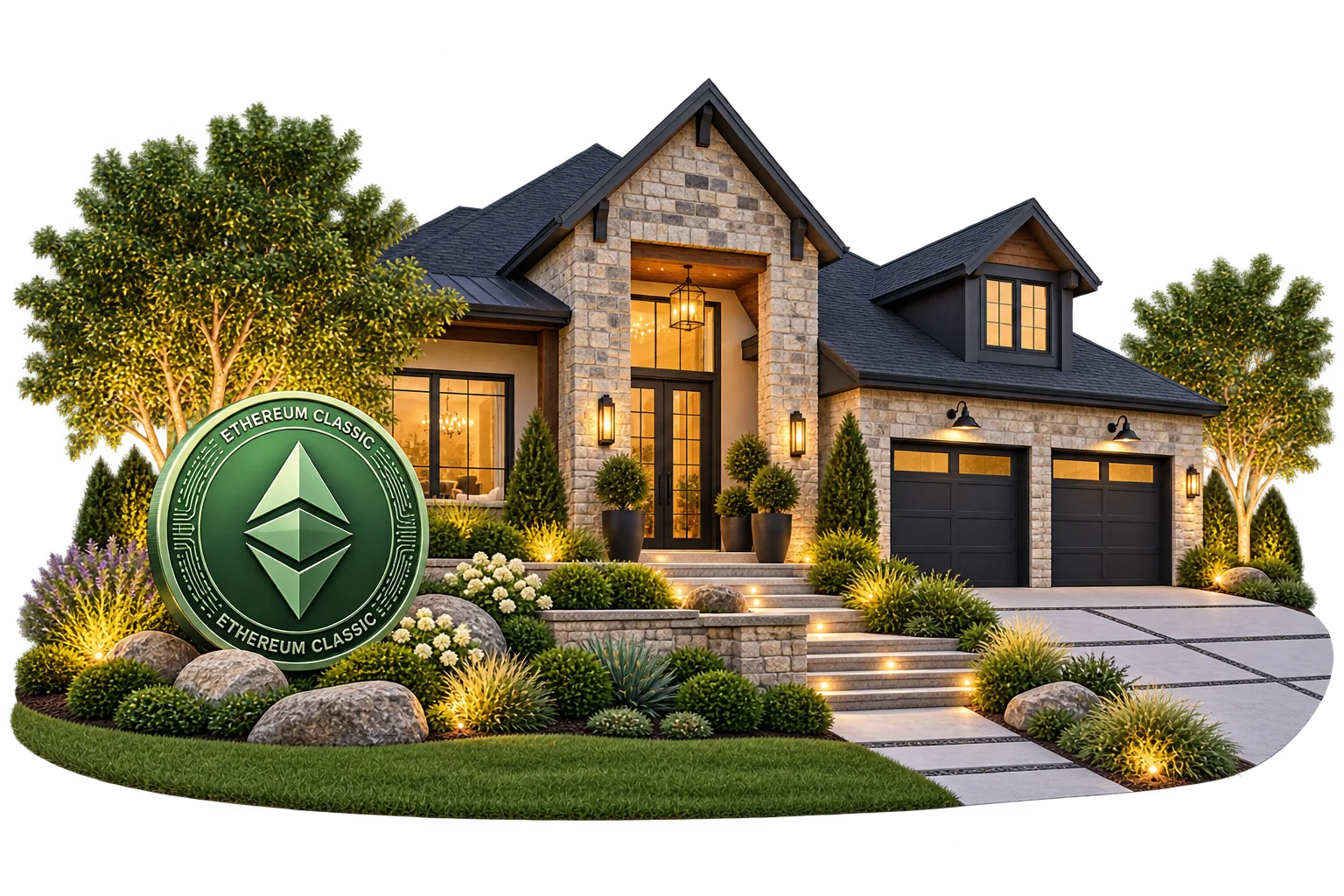 Home purchase backed by verified Ethereum Classic (ETC) proof of funds