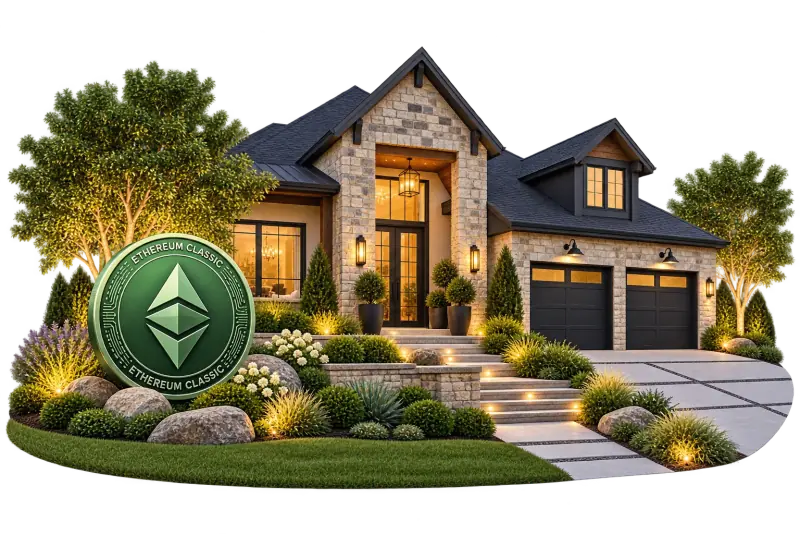 Real estate buyer verifying Ethereum Classic holdings