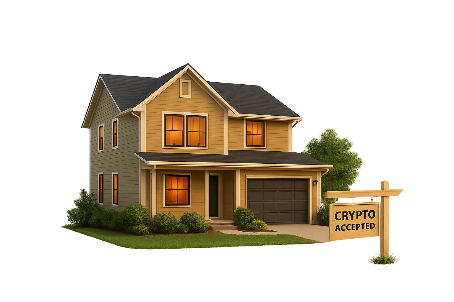 Buying a house with Bitcoin